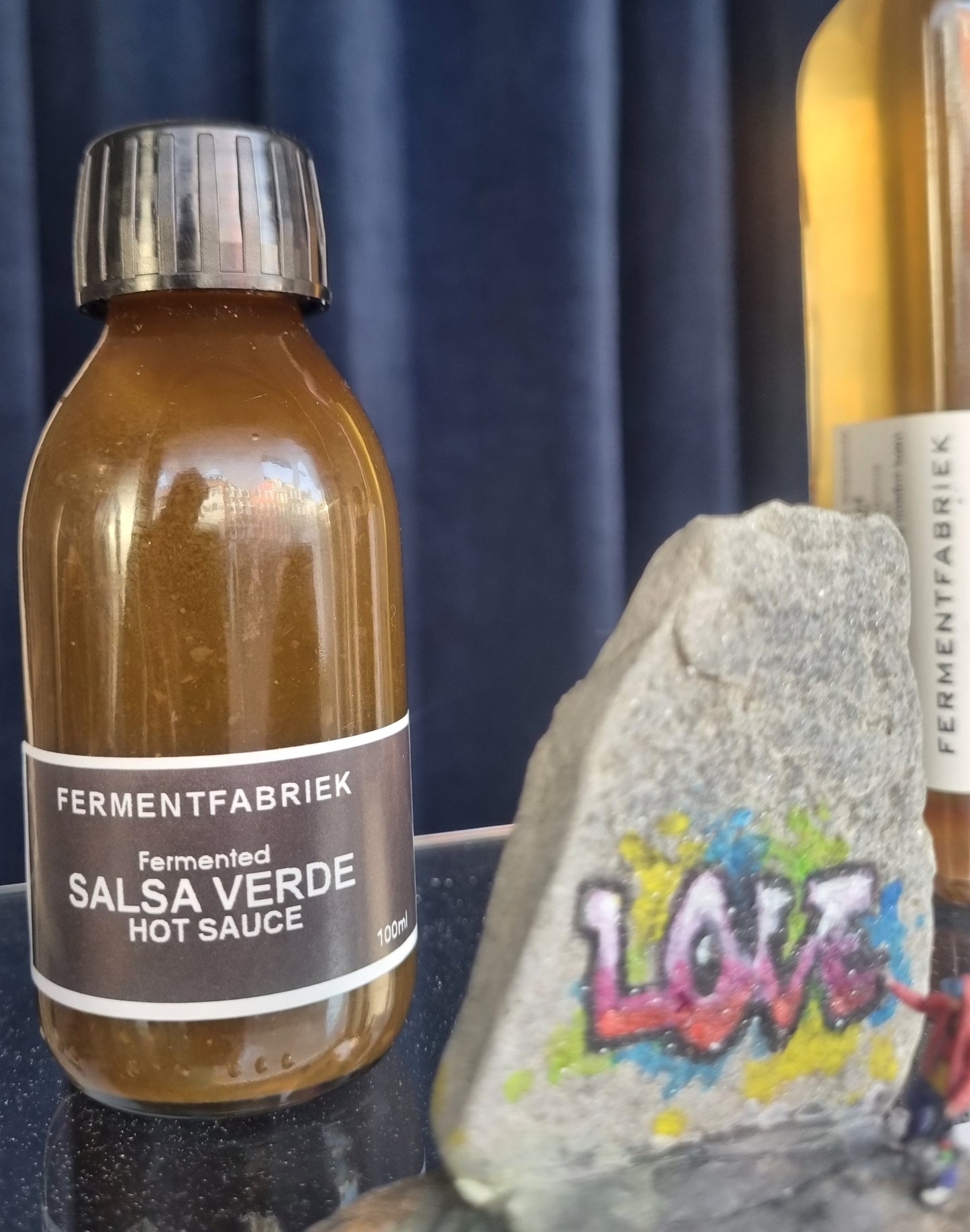 Salsa Verde Hot Sauce fermented hot sauce bottle Amsterdam