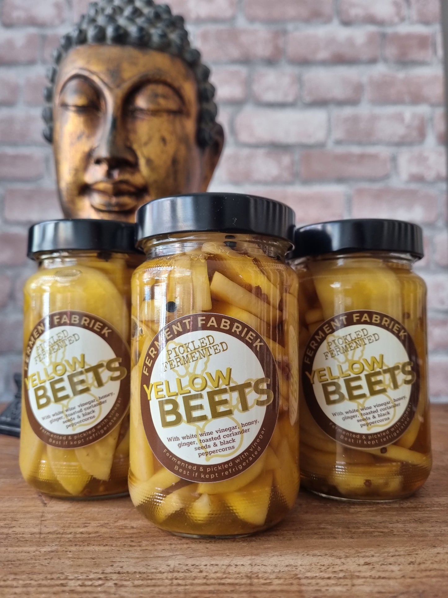 Pickled Fermented Yellow Beets