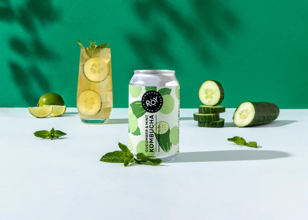 Roy Kombucha - Organic Probiotic Tea from Berlin (Multiple Flavors)