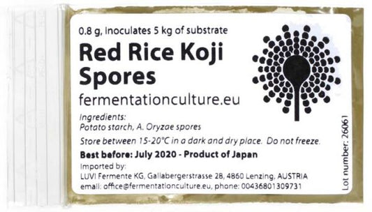 Fermentationculture Red Rice Koji Spores