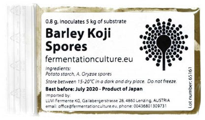 Fermentationculture Koji Spores