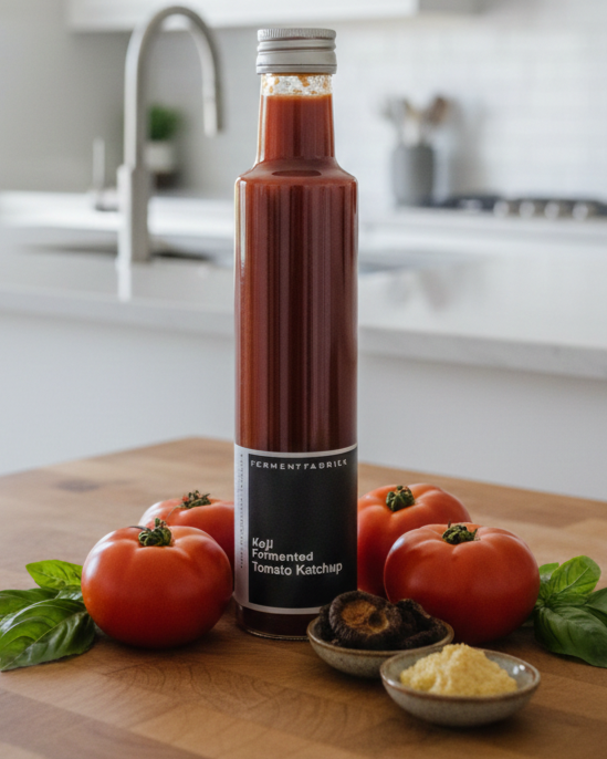 Koji Ketchup fermented condiment jar Amsterdam
