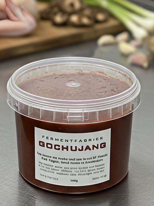 Gochujang fermented condiment jar Amsterdam

