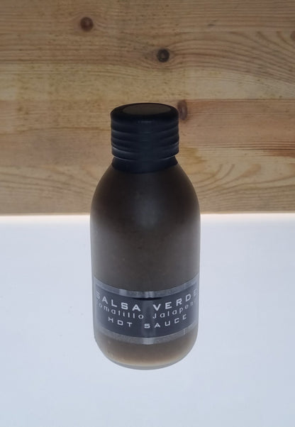 Salsa Verde Hot Sauce fermented hot sauce bottle Amsterdam
