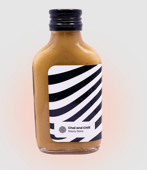 Saucy Dans fermented hot sauce bottle Amsterdam
