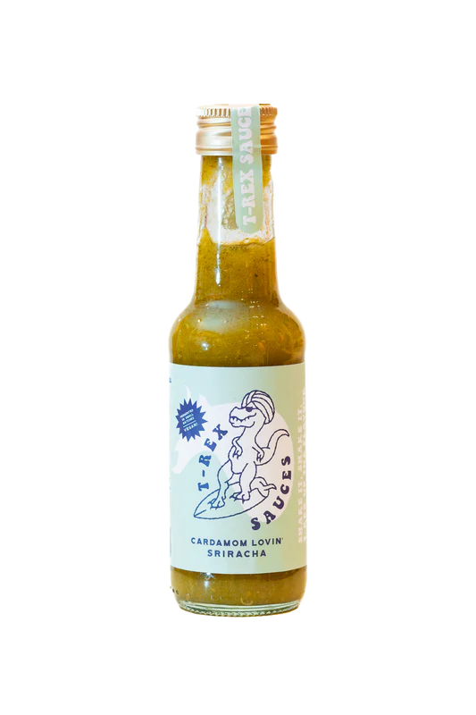 T Rex Hot Sauces fermented hot sauce bottle Amsterdam

