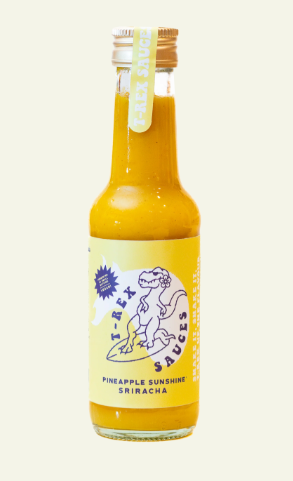 T Rex Hot Sauces fermented hot sauce bottle Amsterdam
